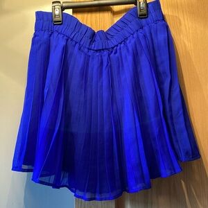 Charlotte Russe blue ruffled skirt